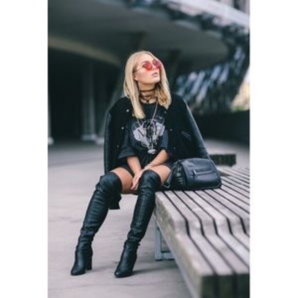 Jeffrey Campbell Intrigue Over the Knee Boots
